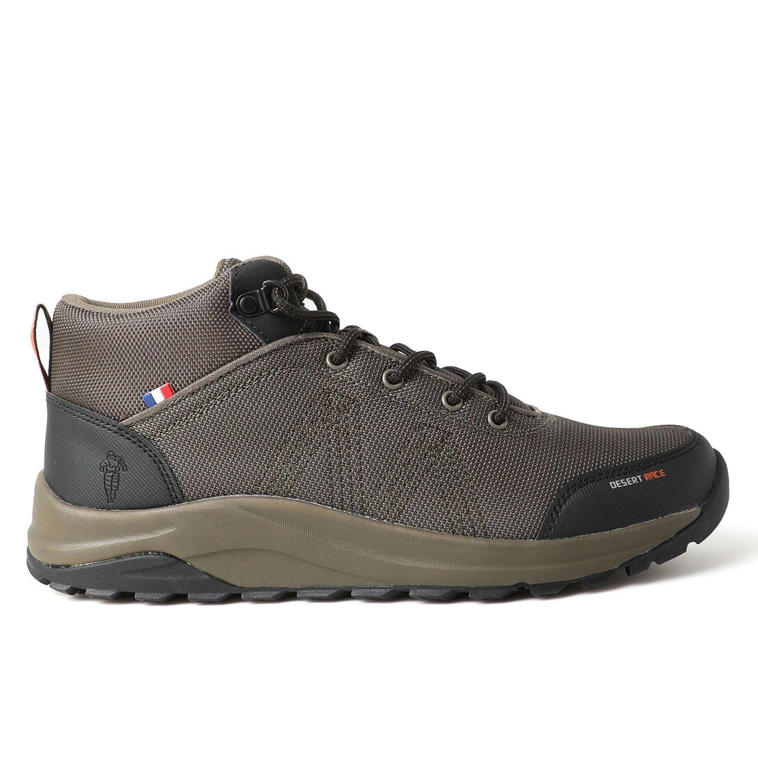 Zapatilla Botín Senderismo Hombre Caqui Negro Michelin Dr37-1