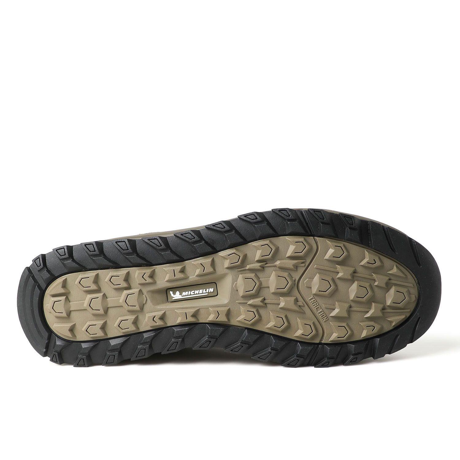 Zapatilla Botín Senderismo Hombre Caqui Negro Michelin Dr37-2