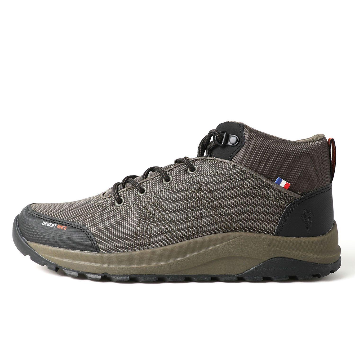 Zapatilla Botín Senderismo Hombre Caqui Negro Michelin Dr37-3
