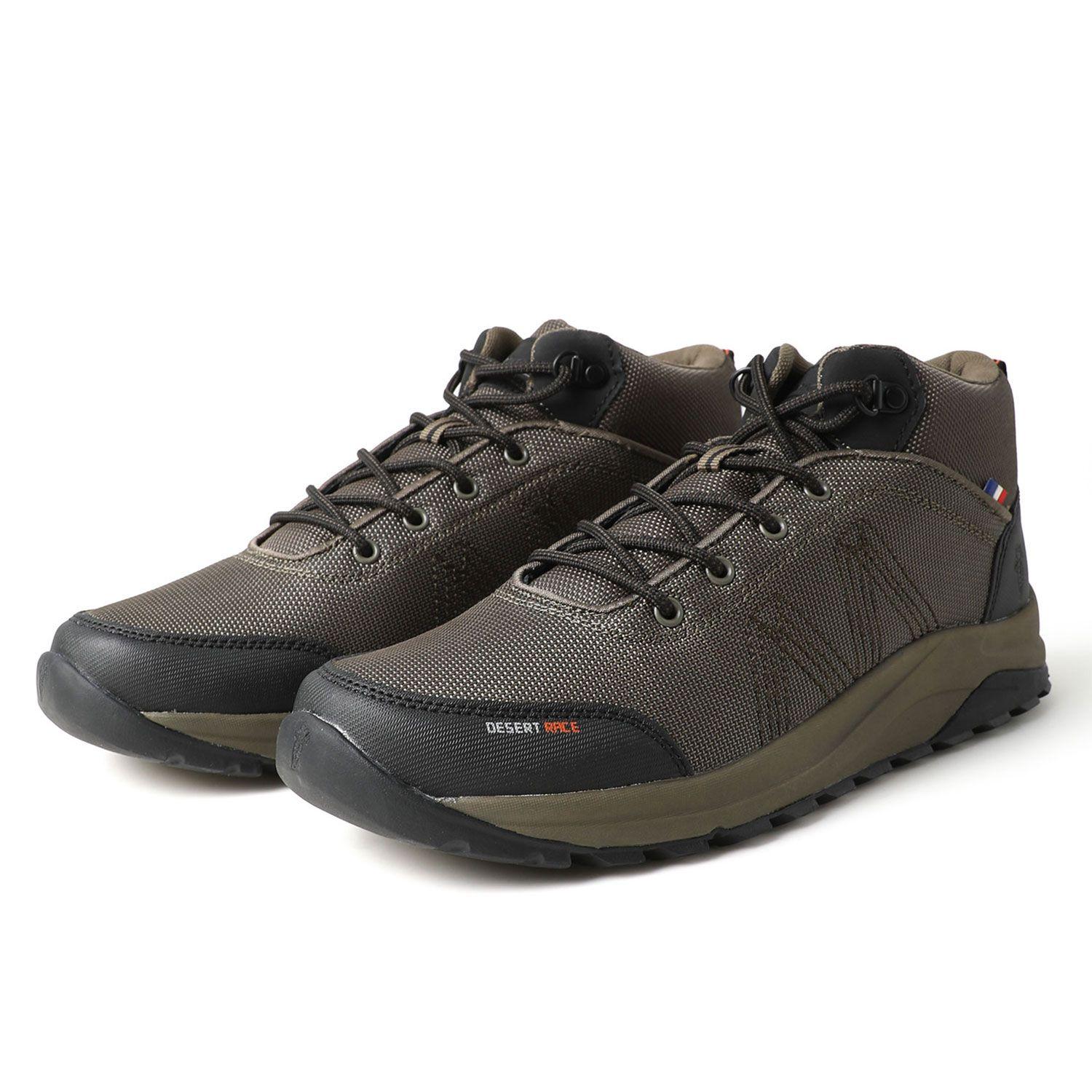 Zapatilla Botín Senderismo Hombre Caqui Negro Michelin Dr37-4