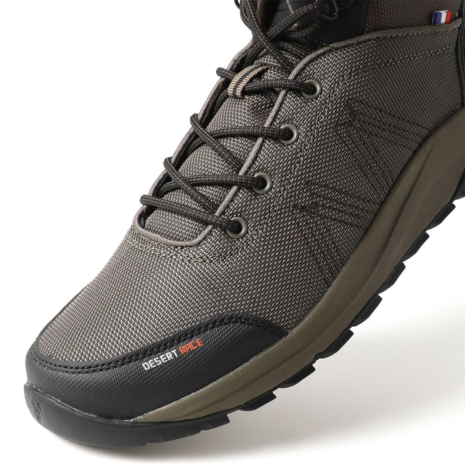 Zapatilla Botín Senderismo Hombre Caqui Negro Michelin Dr37-5