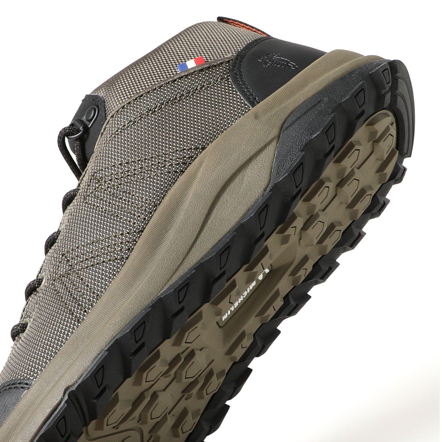 Zapatilla Botín Senderismo Hombre Caqui Negro Michelin Dr37-6