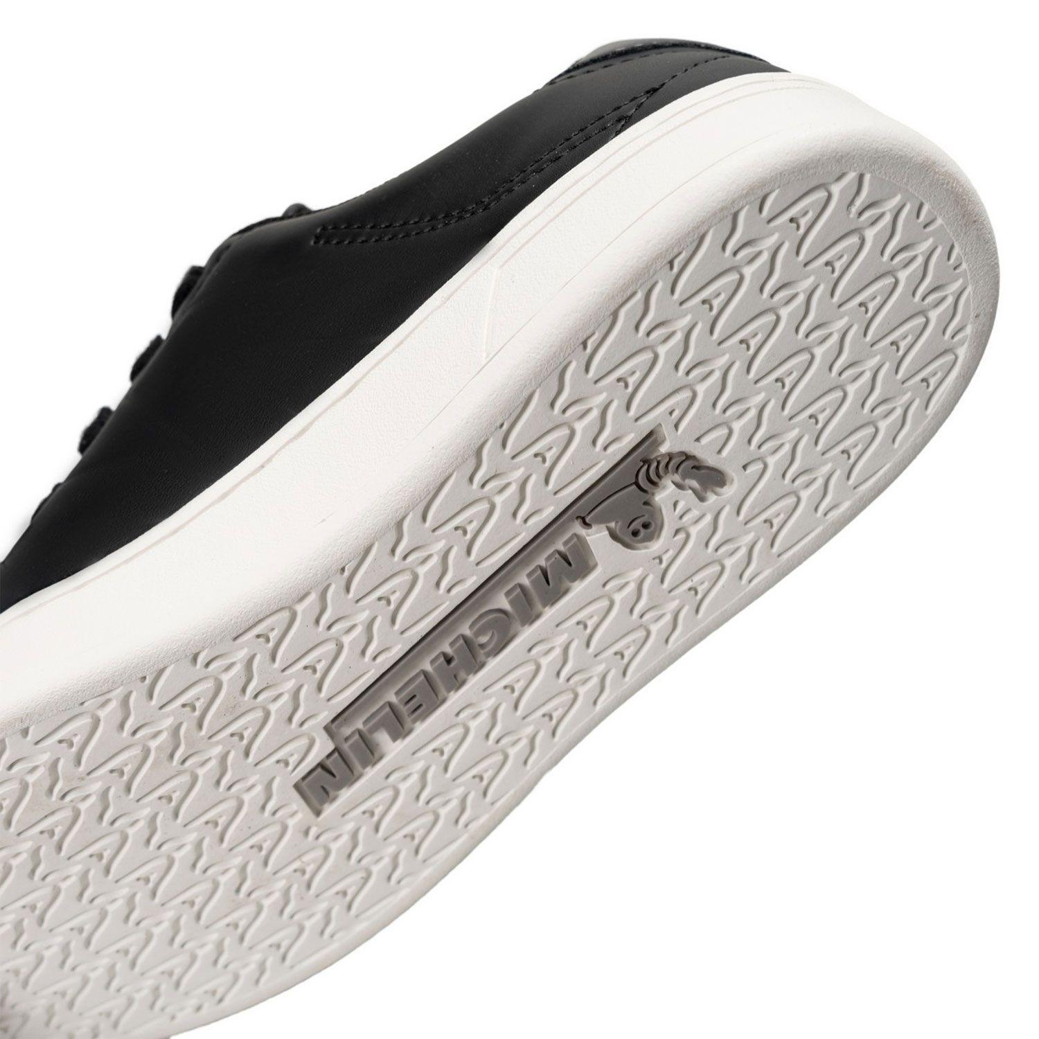 Zapatilla Casual Urbana Mujer Negro Gris Michelin Ps23-6