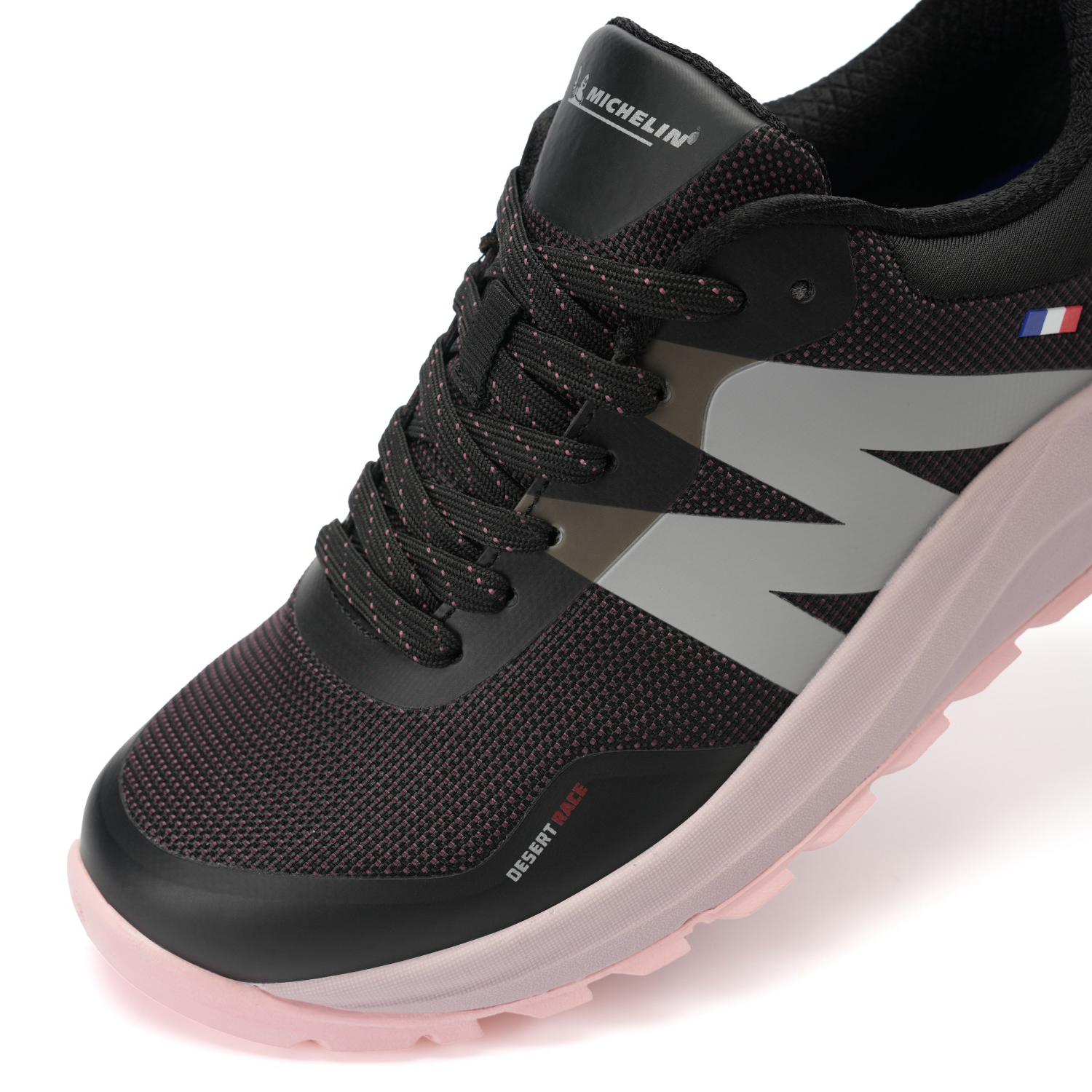 Zapatilla Trail Running Mujer Color Negro y Rosado Michelin DR40-5