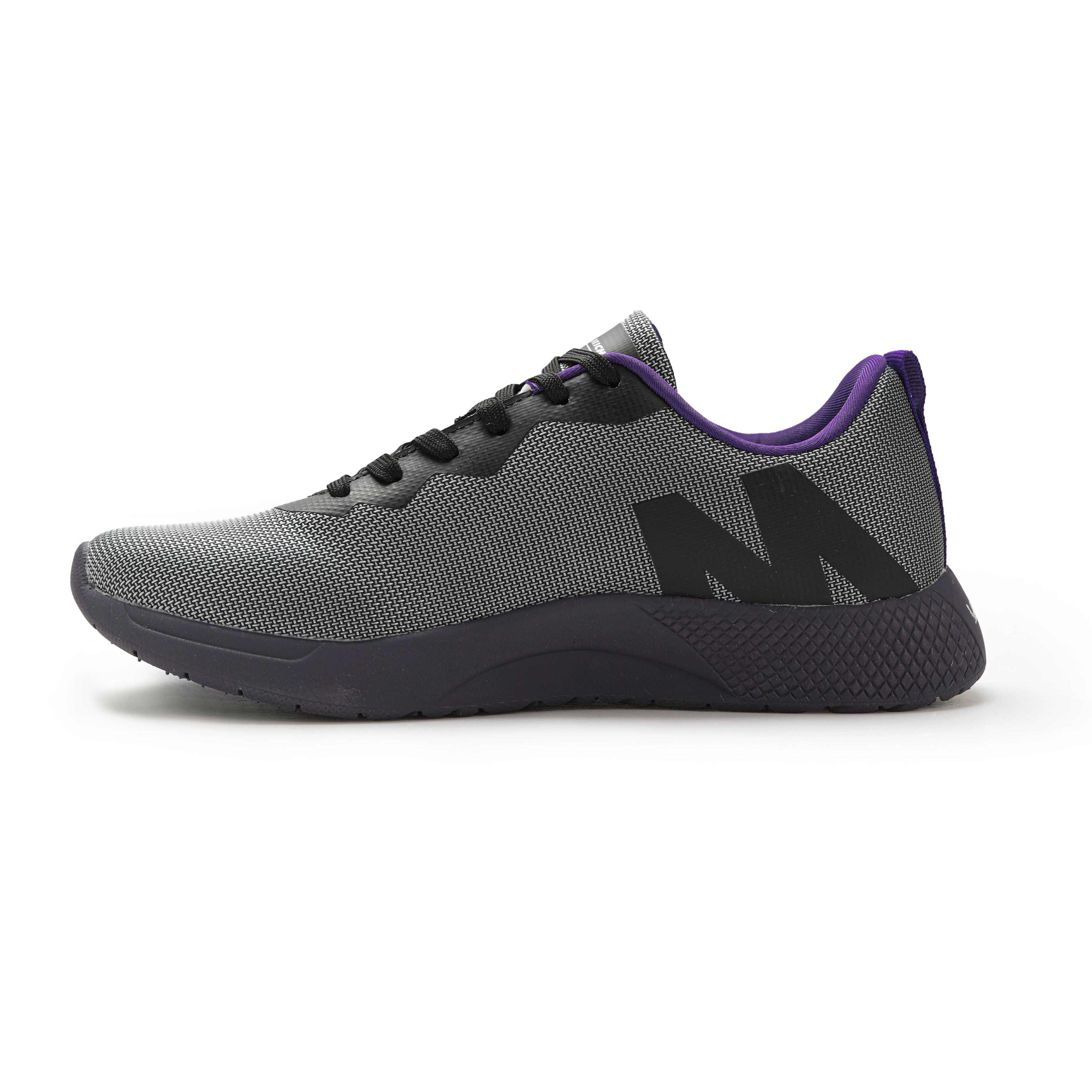 Zapatilla Deportiva Confort Mujer Gris Morado Michelin Cr19-2