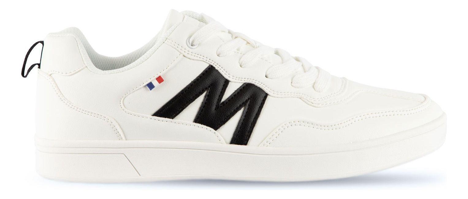 Zapatilla Urbana Hombre Color Blanca Y Negra Michelin Ps19-0