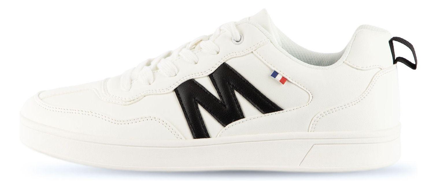 Zapatilla Urbana Hombre Color Blanca Y Negra Michelin Ps19-2
