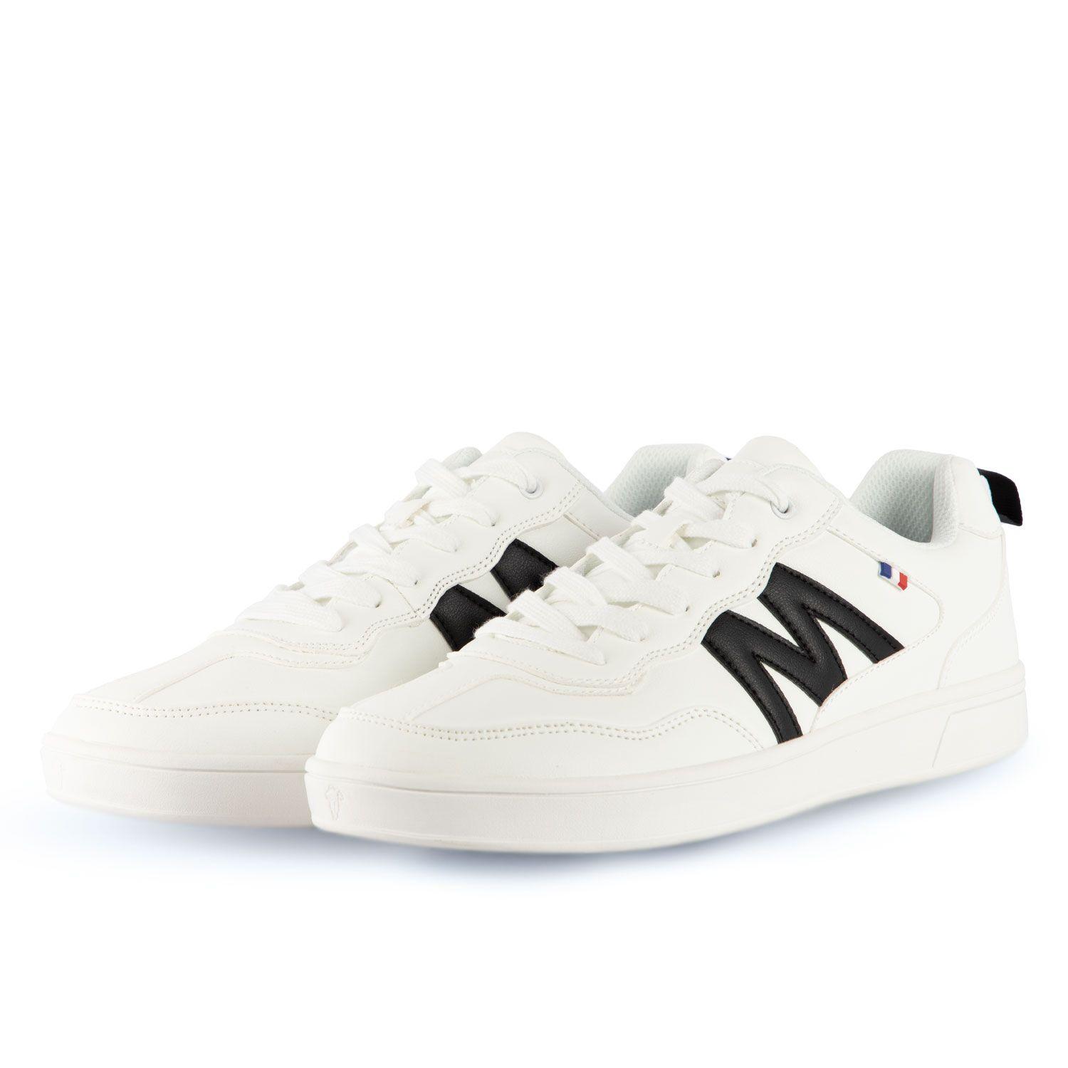Zapatilla Urbana Hombre Color Blanca Y Negra Michelin Ps19-3