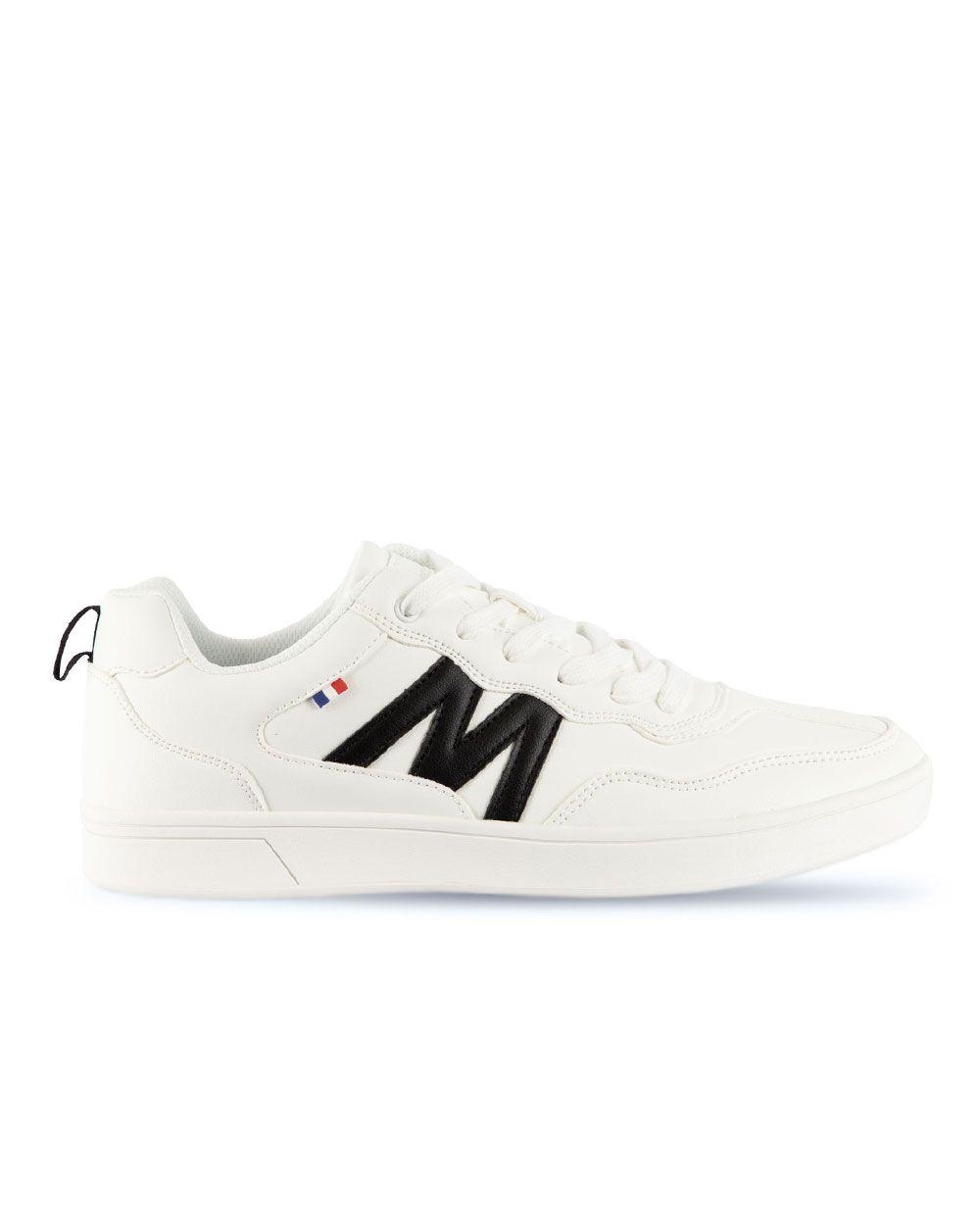 Zapatilla Urbana Hombre Color Blanca Y Negra Michelin Ps19-0