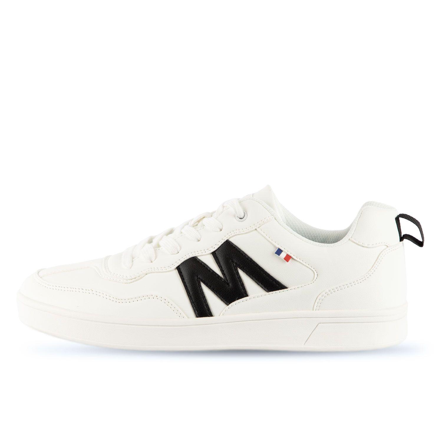 Zapatilla Urbana Hombre Color Blanca Y Negra Michelin Ps19-3