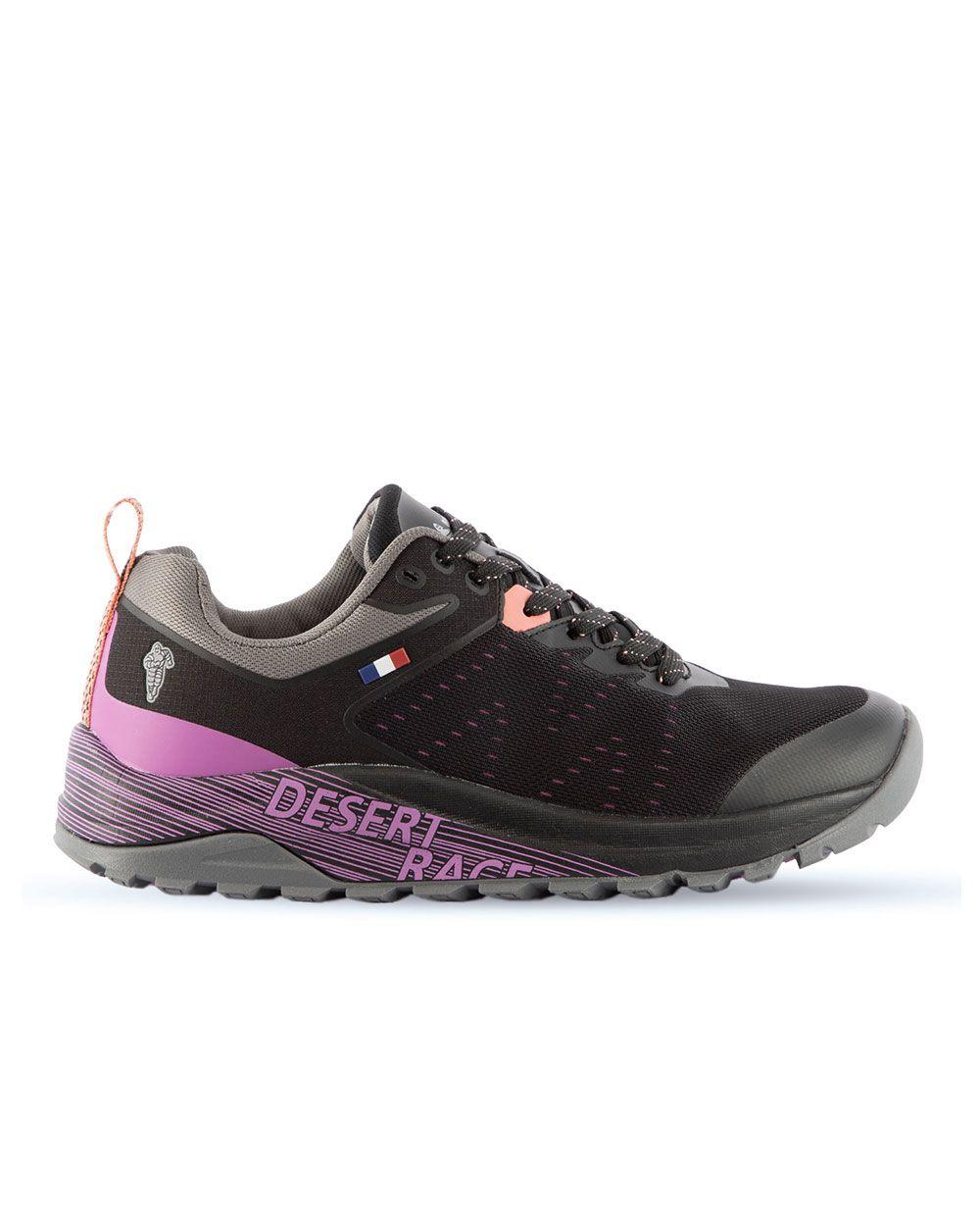Zapatilla Deportiva Trail Mujer Negro Morado Michelin Dr27-0