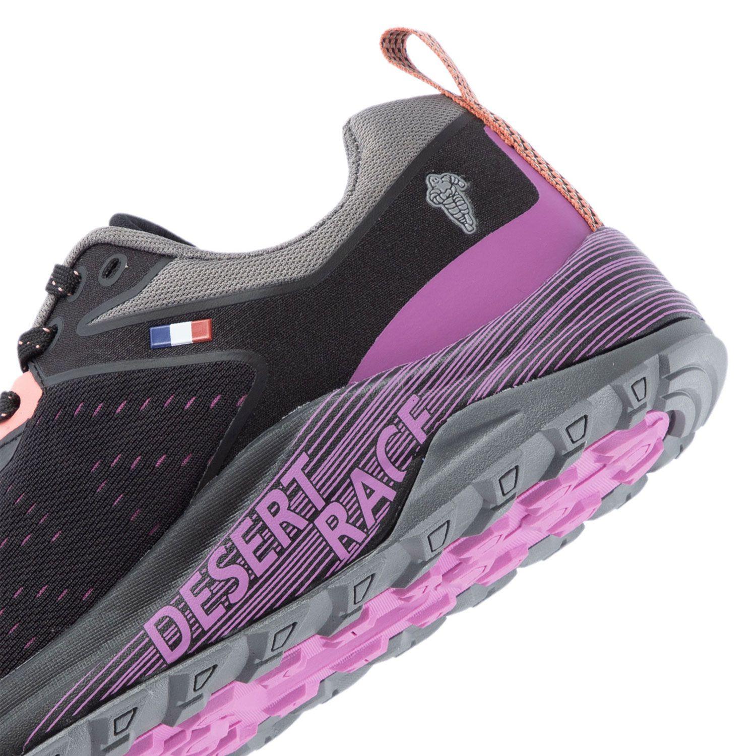 Zapatilla Deportiva Trail Mujer Negro Morado Michelin Dr27-6