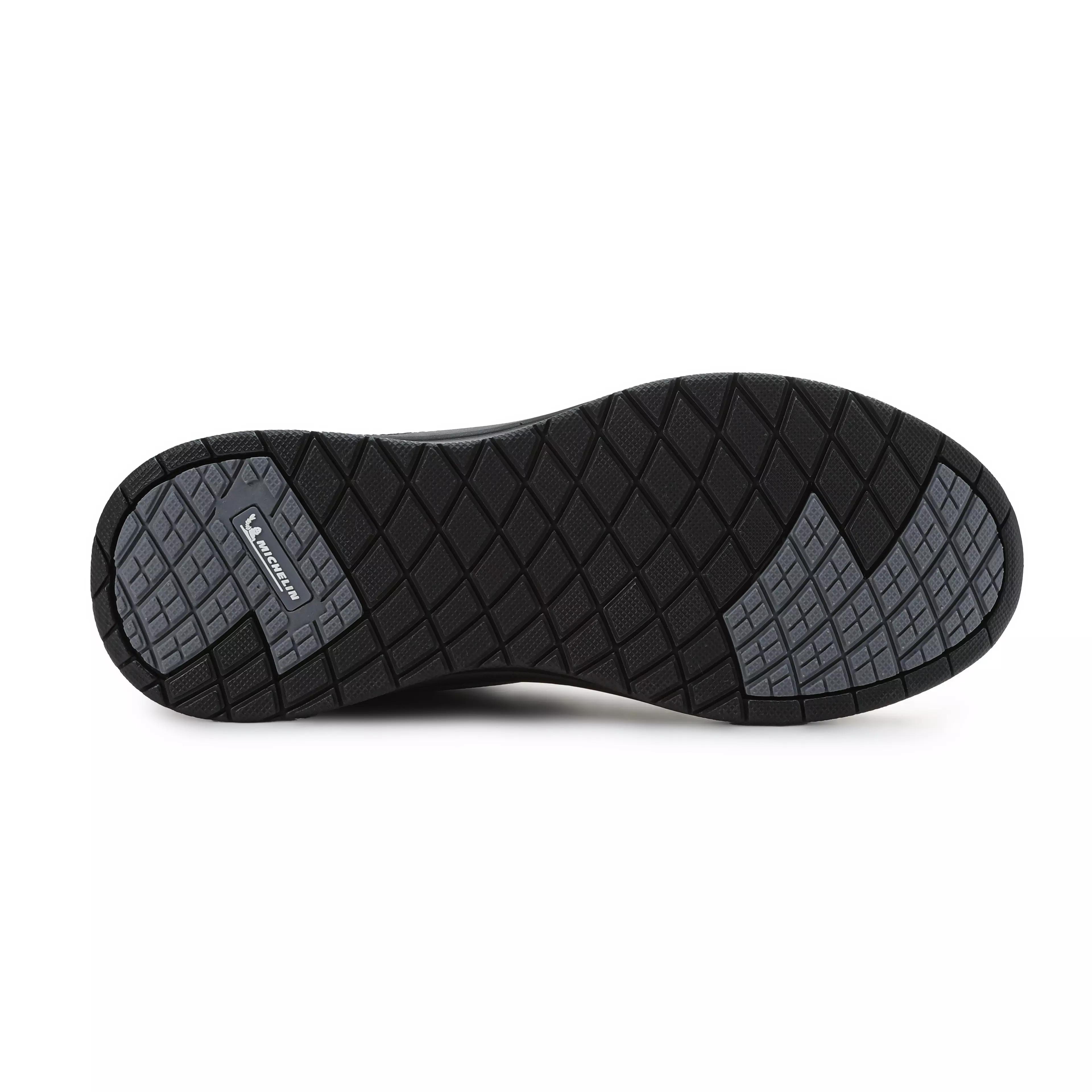 Zapatilla Deportiva Confort Hombre Gris Negro Michelin Cr19-1