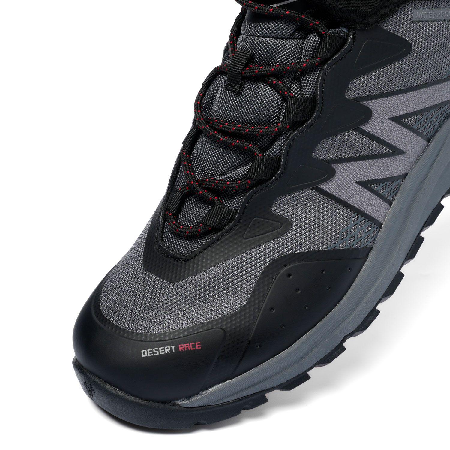 Botín Outdoor Impermeable Hombre Gris Y Negro Michelin Dr19-5