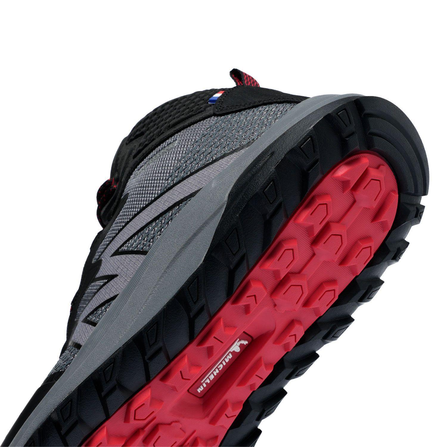 Botín Zapatilla Impermeable Hombre Gris Negro Michelin Dr19-6