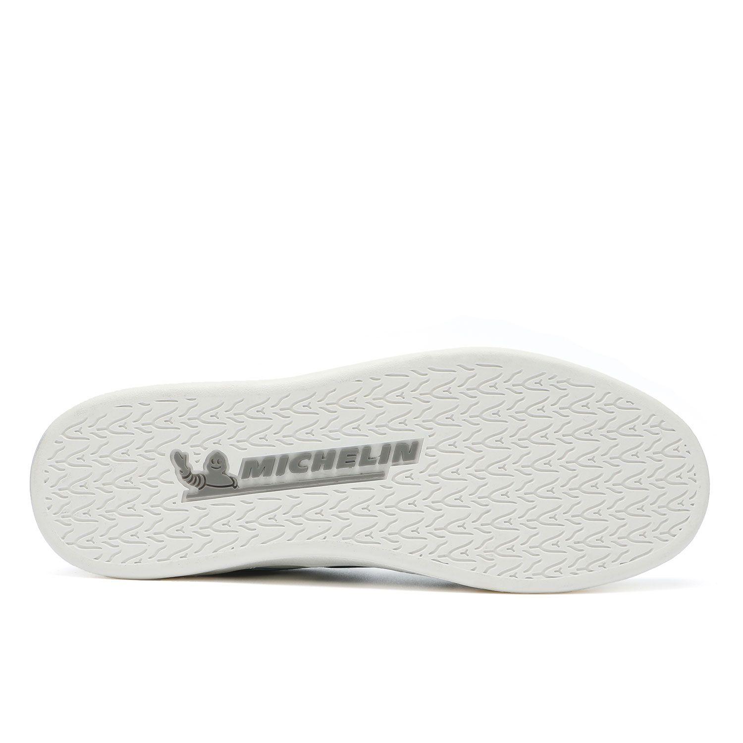 Zapatillas Urbanas Hombre Blanco Y Verde Michelin Ps22-1