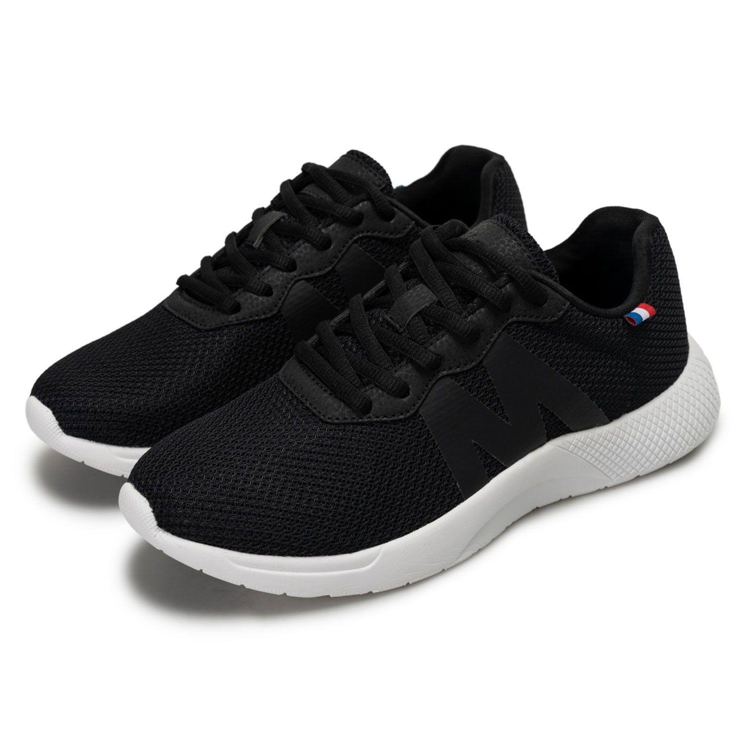 Zapatillas Deportivas Para Hombre Negro Blanco Michelin Cr16-4