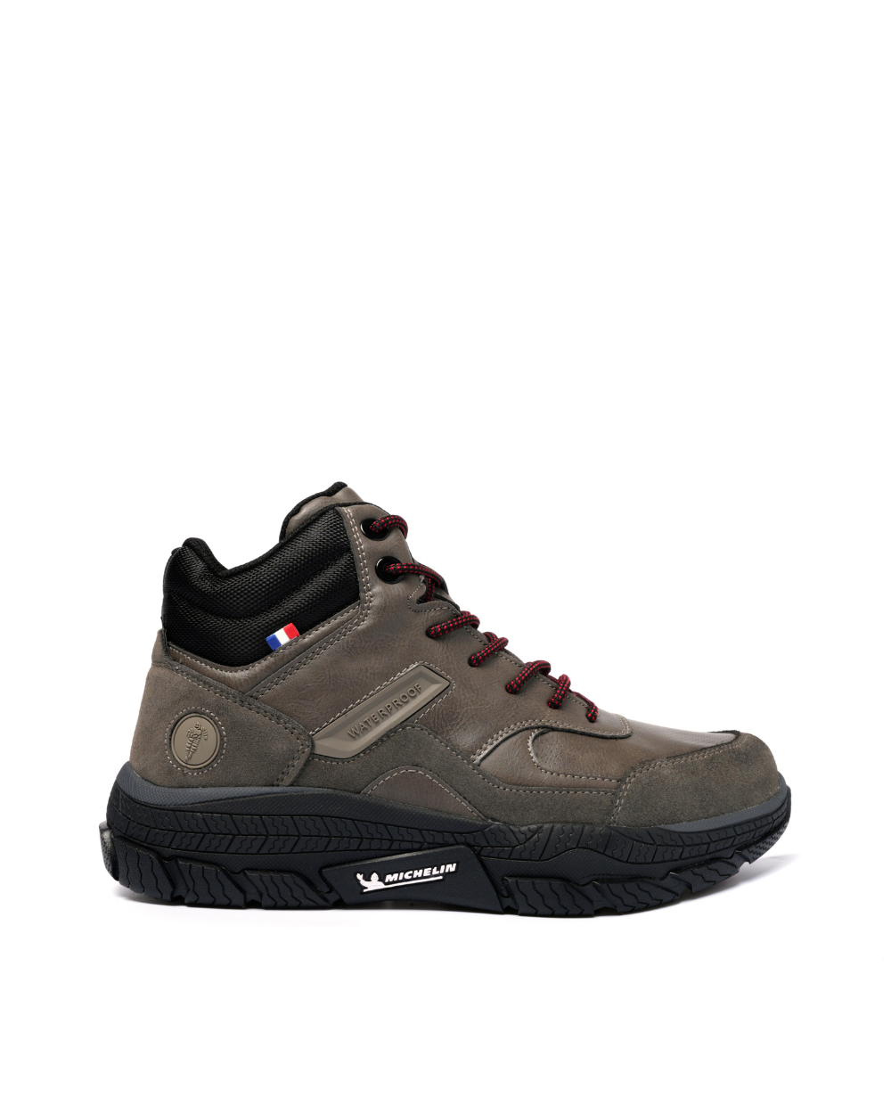 Botín Zapatilla Impermeable Hombre Taupe Michelin Df06-0