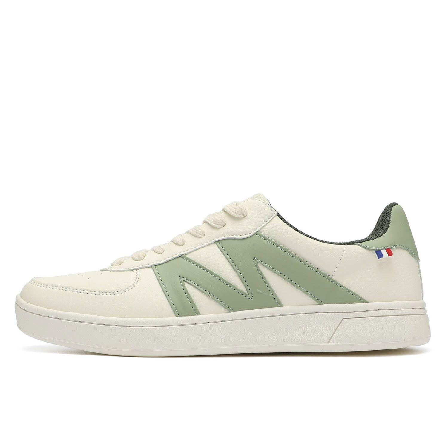 Zapatillas Urbanas Hombre Blanco Verde Oliva Michelin Ps20-3
