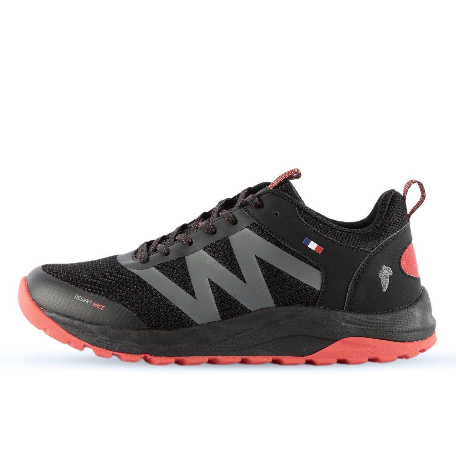 Zapatilla Trail Running Hombre Negro Rojo Michelin Footwear Dr15-2
