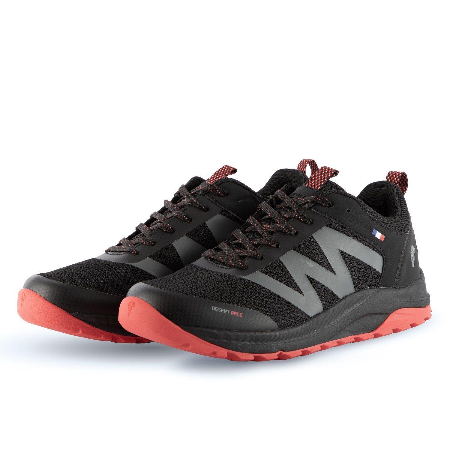 Zapatilla Trail Running Hombre Negro Rojo Michelin Footwear Dr15-3