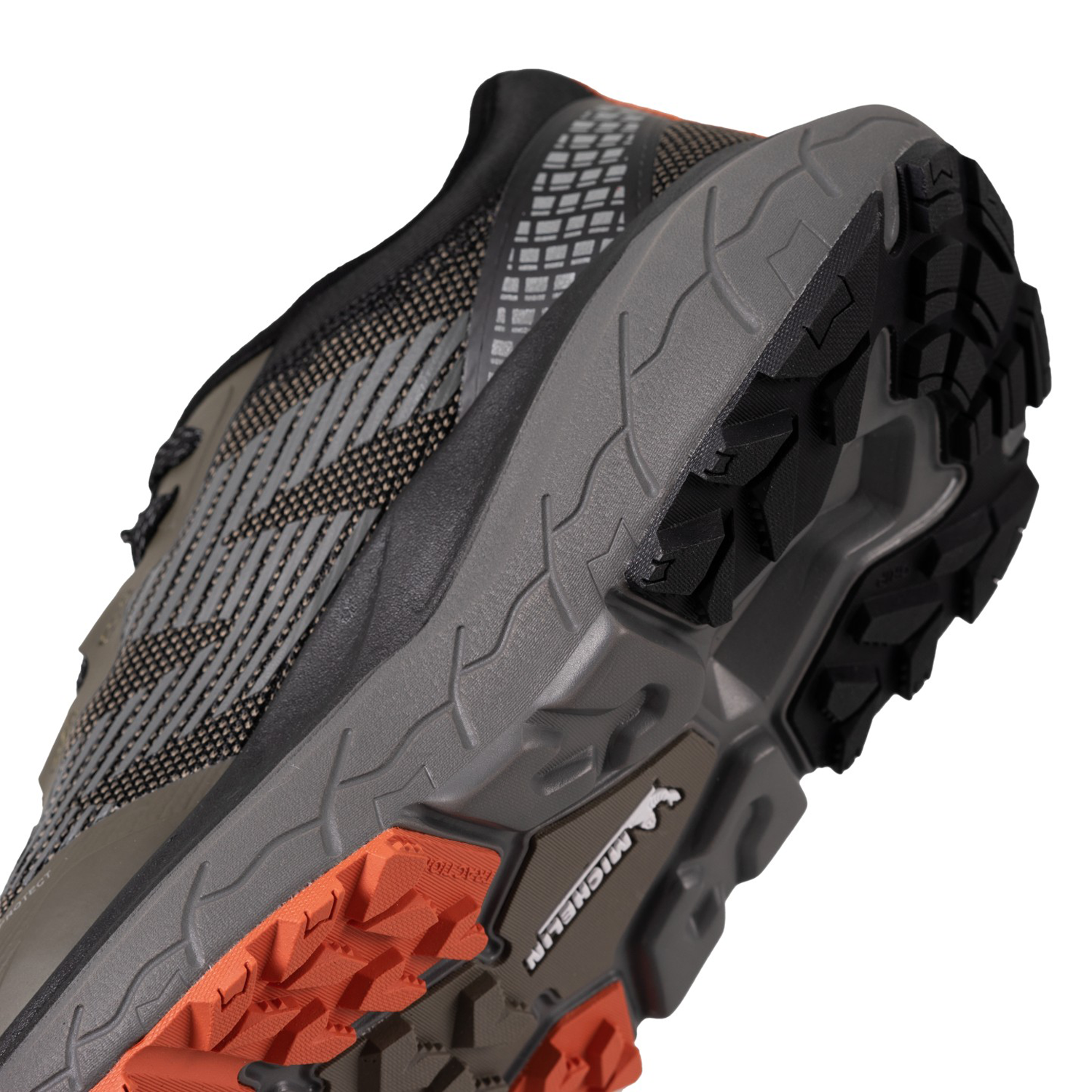 Zapatilla Deportiva Trail Hombre Khaki Negro Michelin Aw05-6