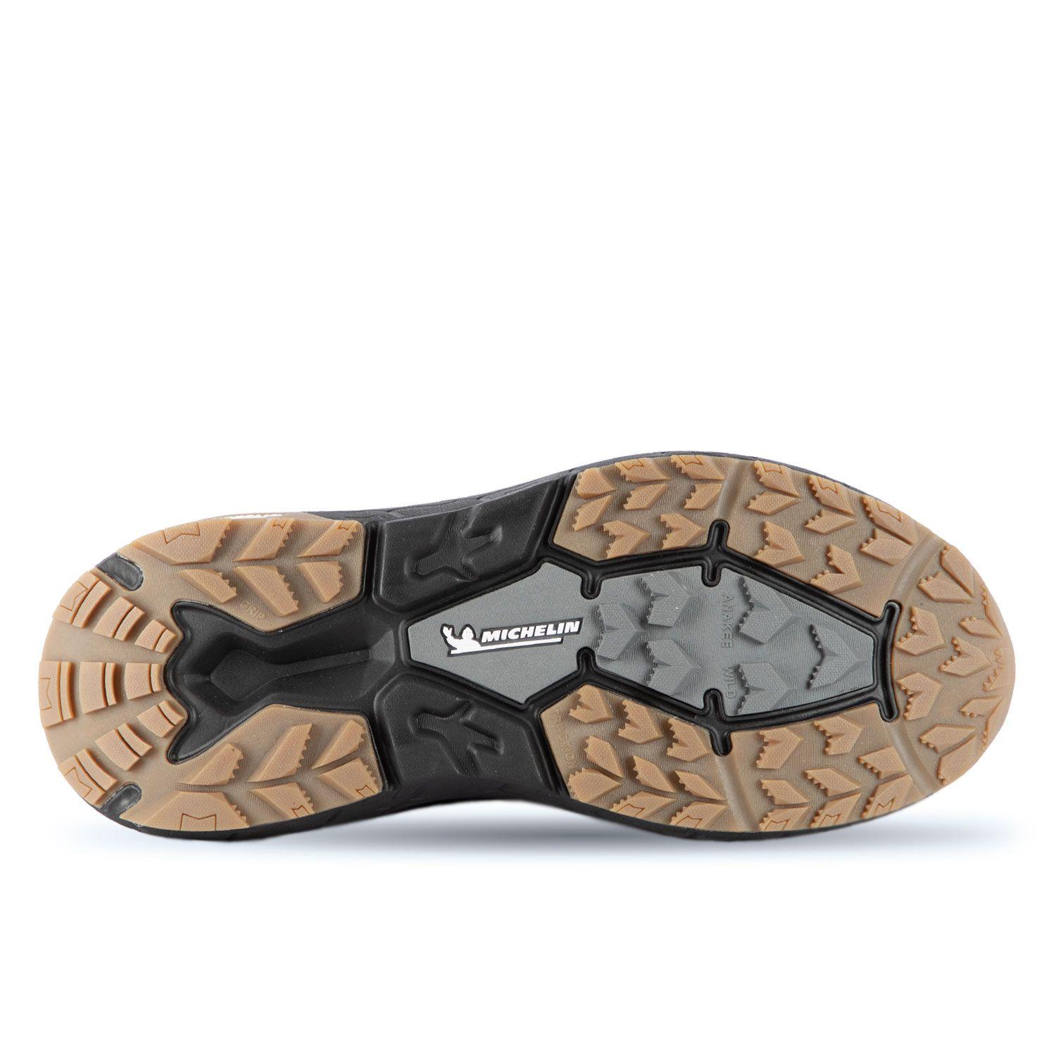 Zapatilla Deportiva Trail Hombre Negro Gris Michelin Aw02-2