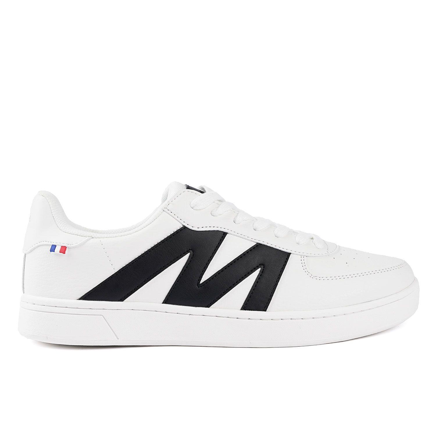 Zapatilla Urbana Blanco Negro Para Mujer Michelin Mujer Ps20-1