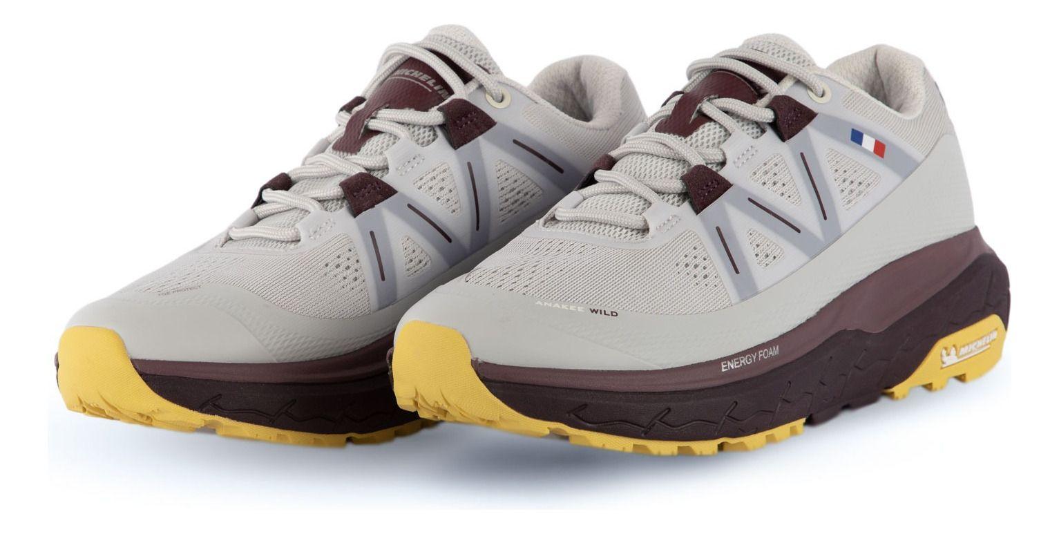 Zapatilla Trail Running Para Mujer Lila Morado Michelin Aw02-5