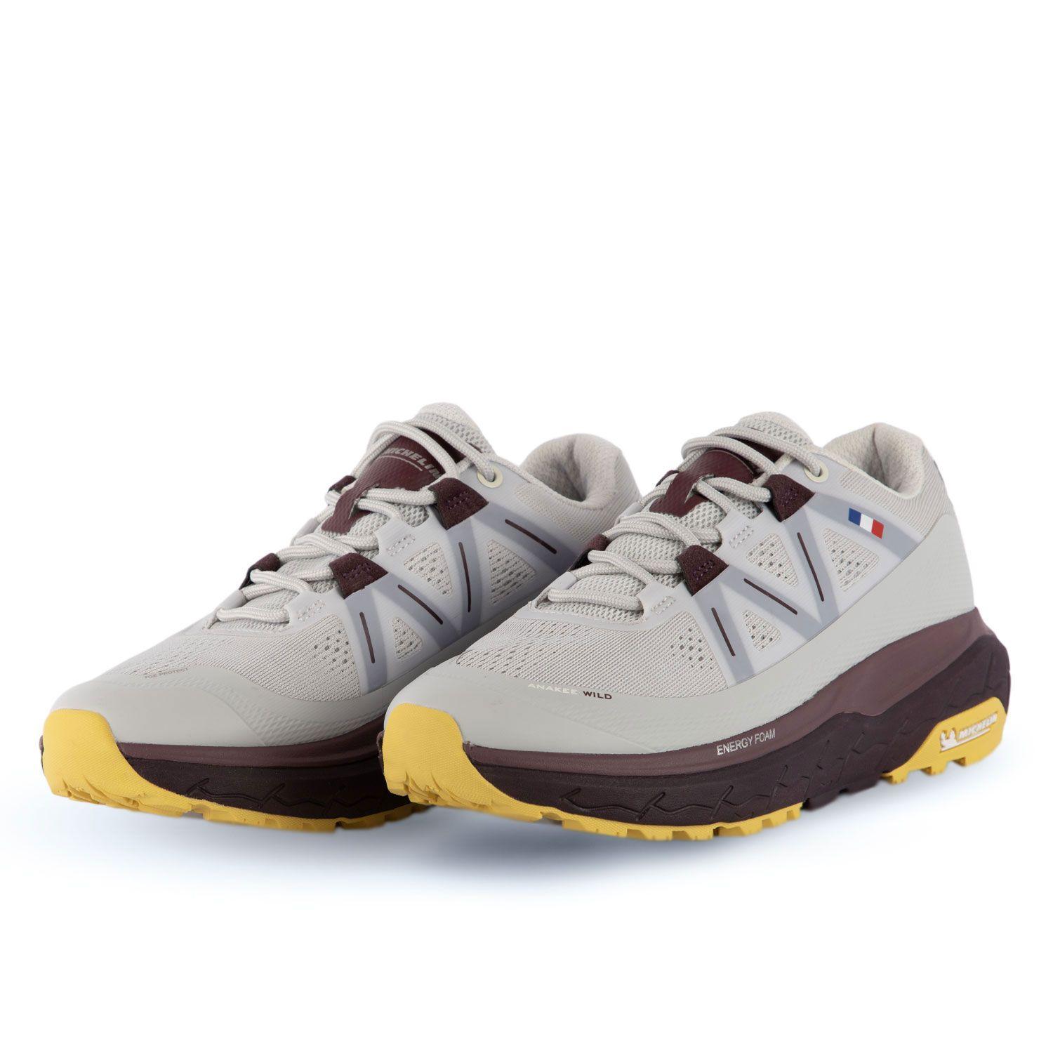 Zapatilla Trail Running Para Mujer Lila Morado Michelin Aw02-4