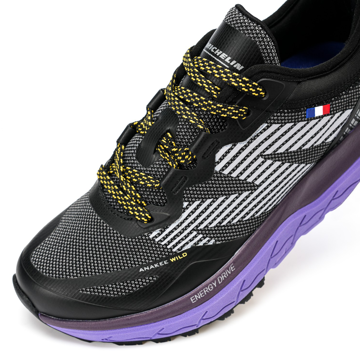 Zapatilla Deportiva Trail Mujer Negro Morado Michelin Aw05-5