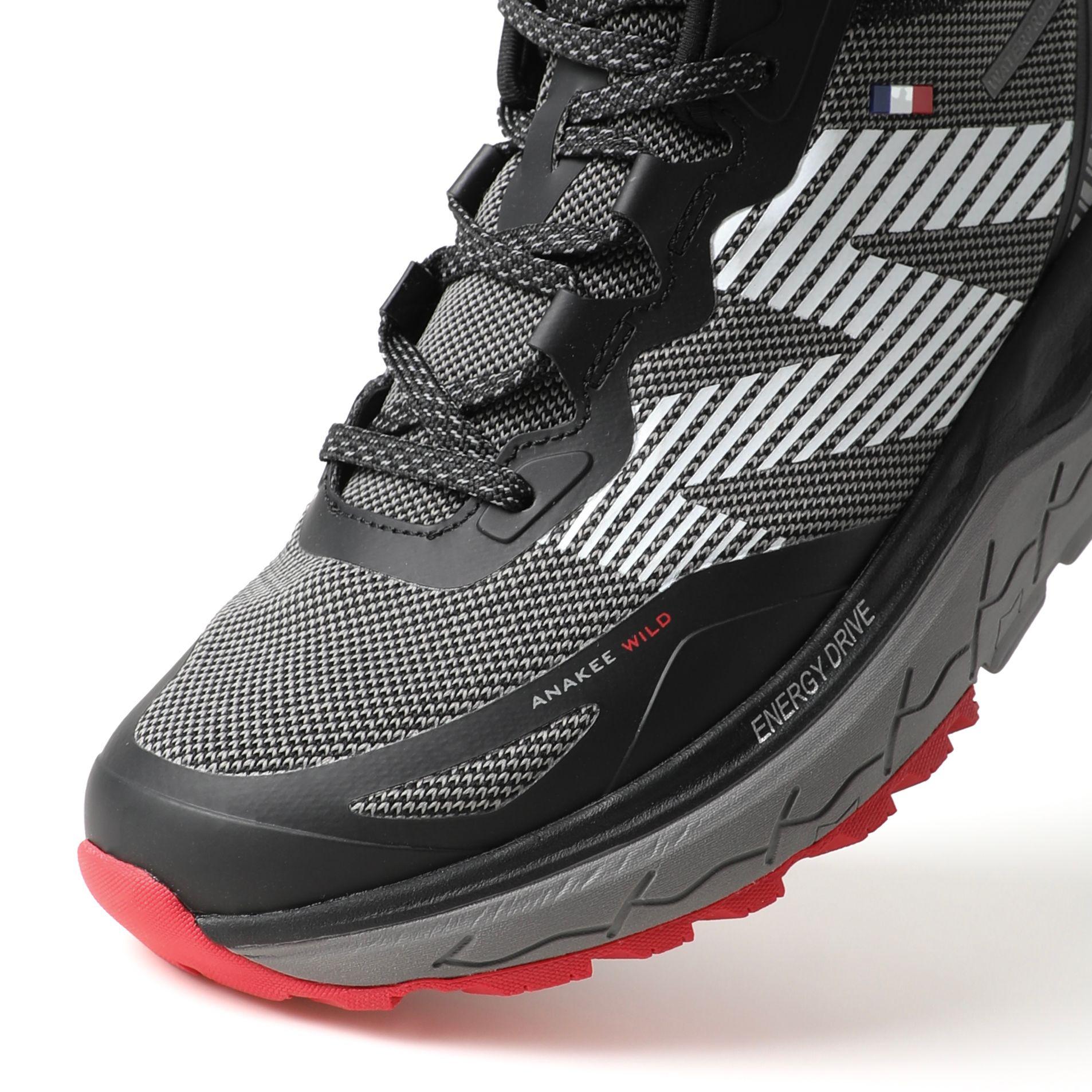 Botín Zapatilla Impermeable Hombre Gris Negro Michelin Aw06-5