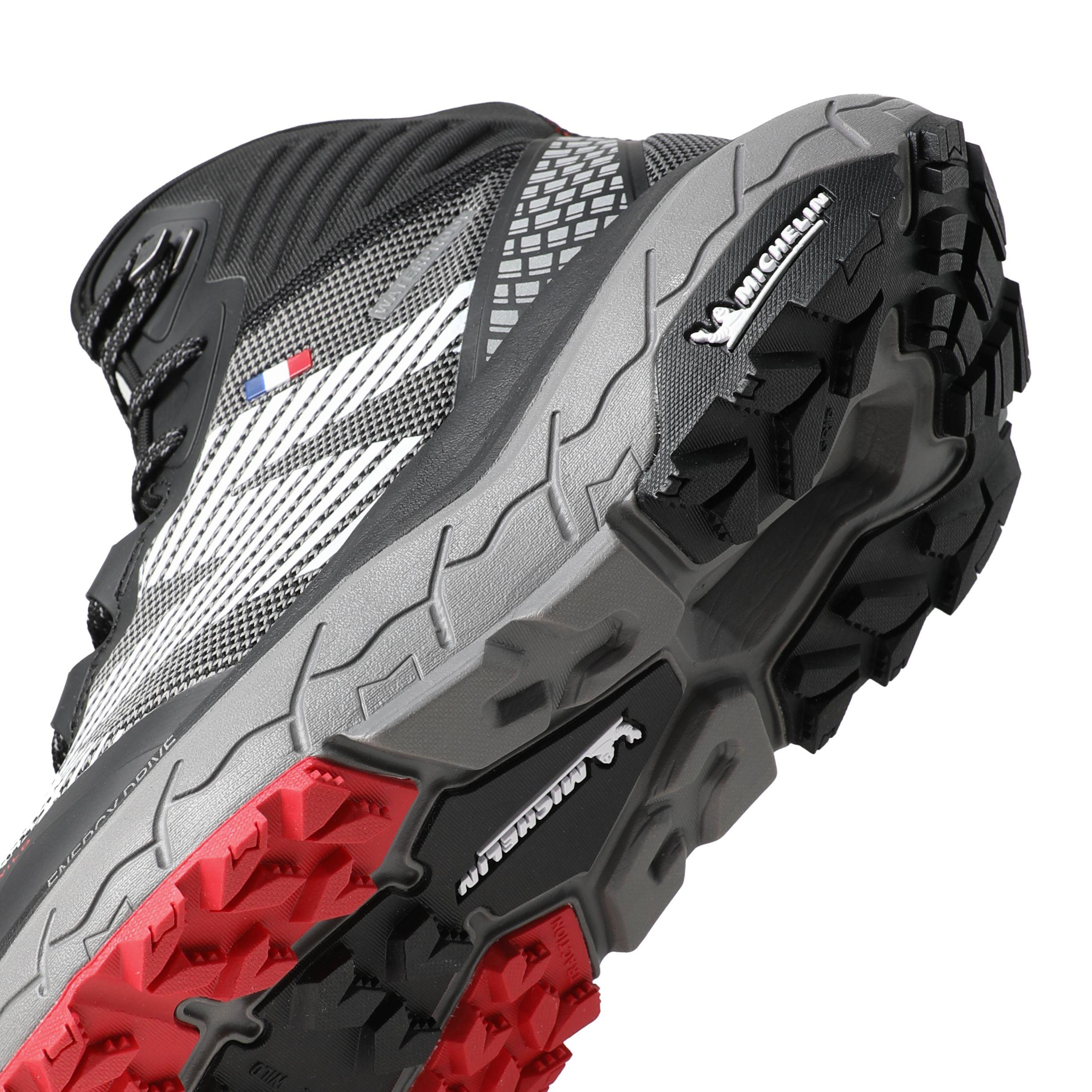 Botín Zapatilla Impermeable Hombre Gris Negro Michelin Aw06-6