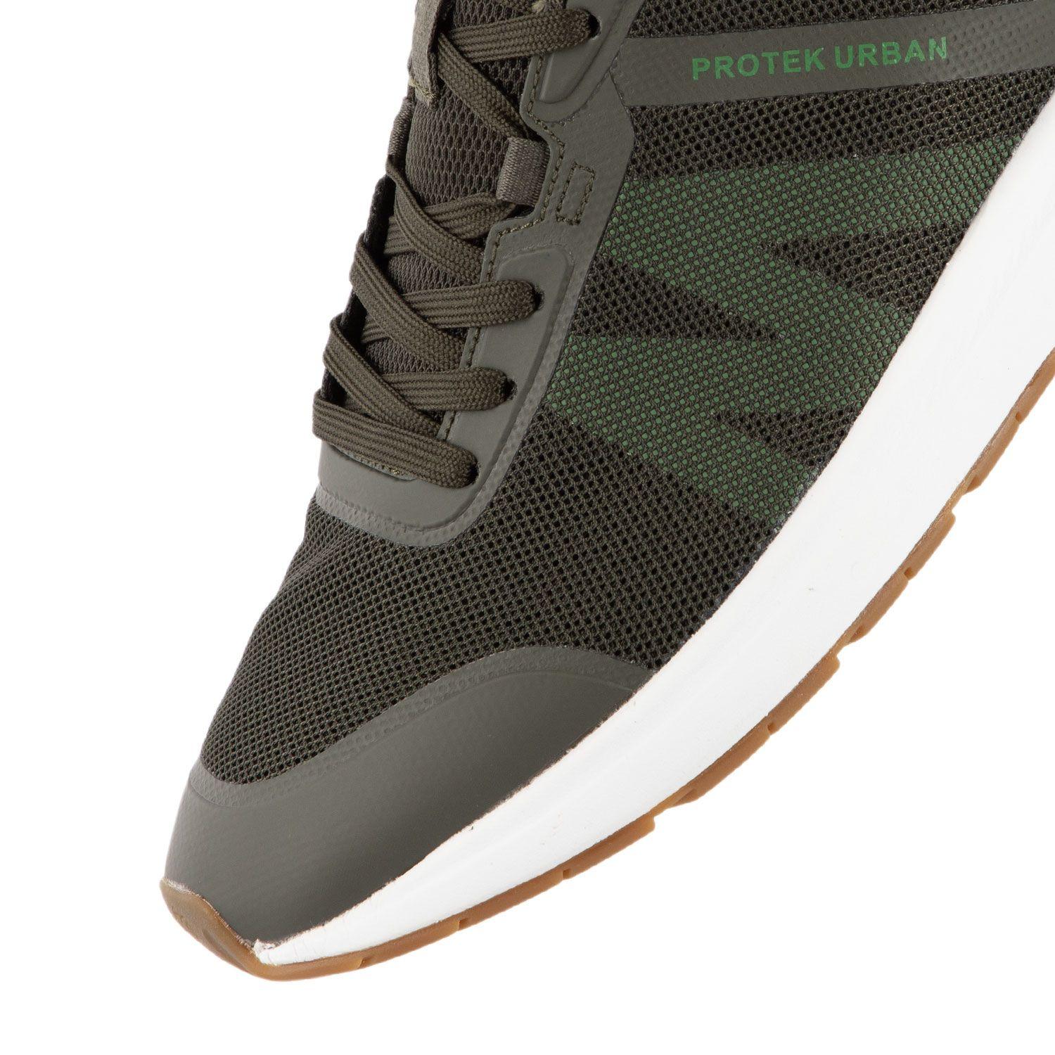 Zapatilla Urbana Hombre Verde Naranjo Oscuro Michelin Pu15-4