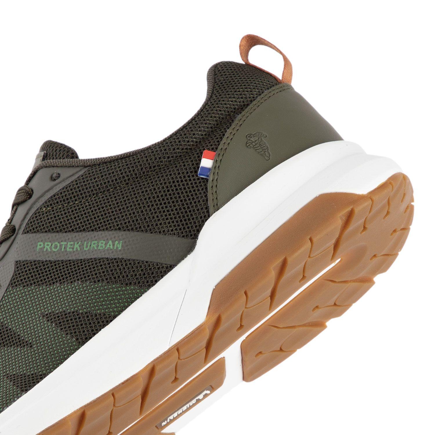 Zapatilla Urbana Hombre Verde Naranjo Oscuro Michelin Pu15-5