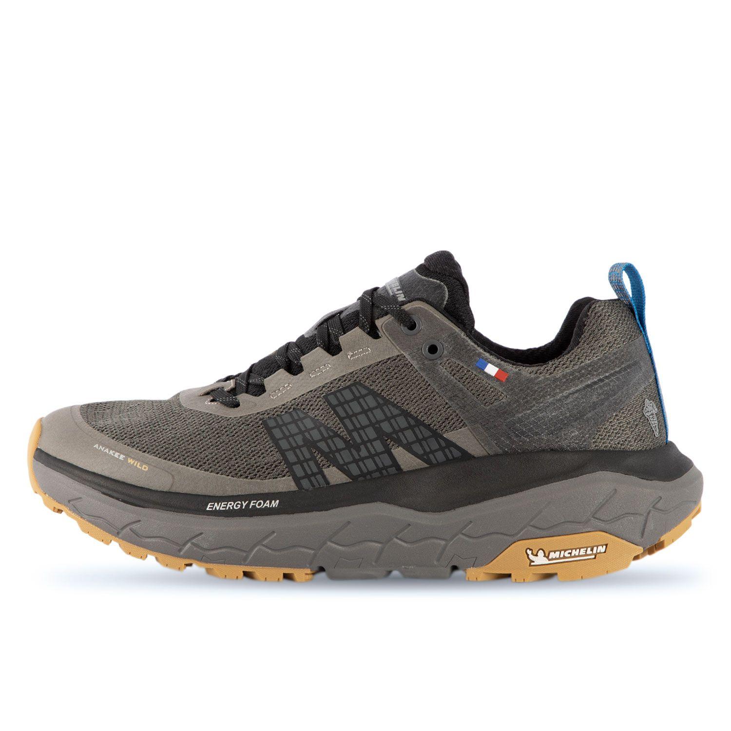 Zapatilla Trail Running Gris Y Azul Hombre Michelin Aw01-3