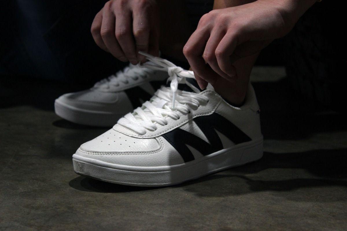 Zapatillas Urbanas Hombre Blanco Y Negro Michelin Ps20-6