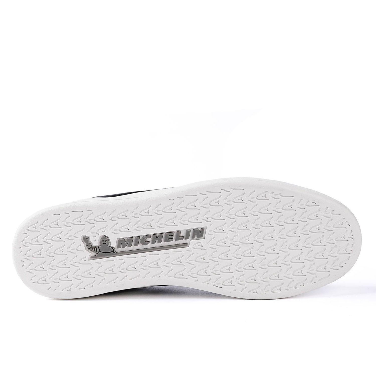 Zapatilla Casual Urbana Hombre Blanco Negro Michelin Ps20-2