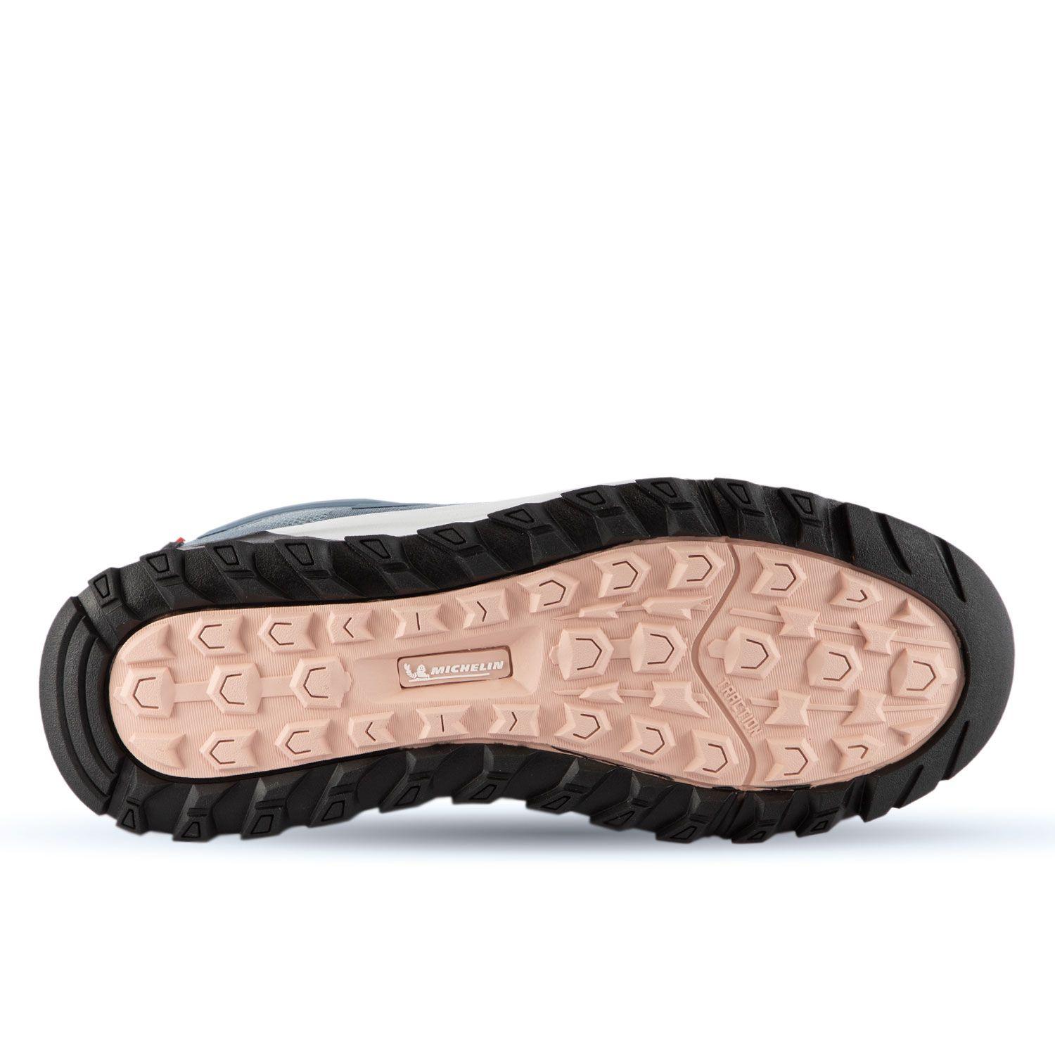 Zapatilla Trail Running Mujer Azul Y Negro Michelin Dr28-1