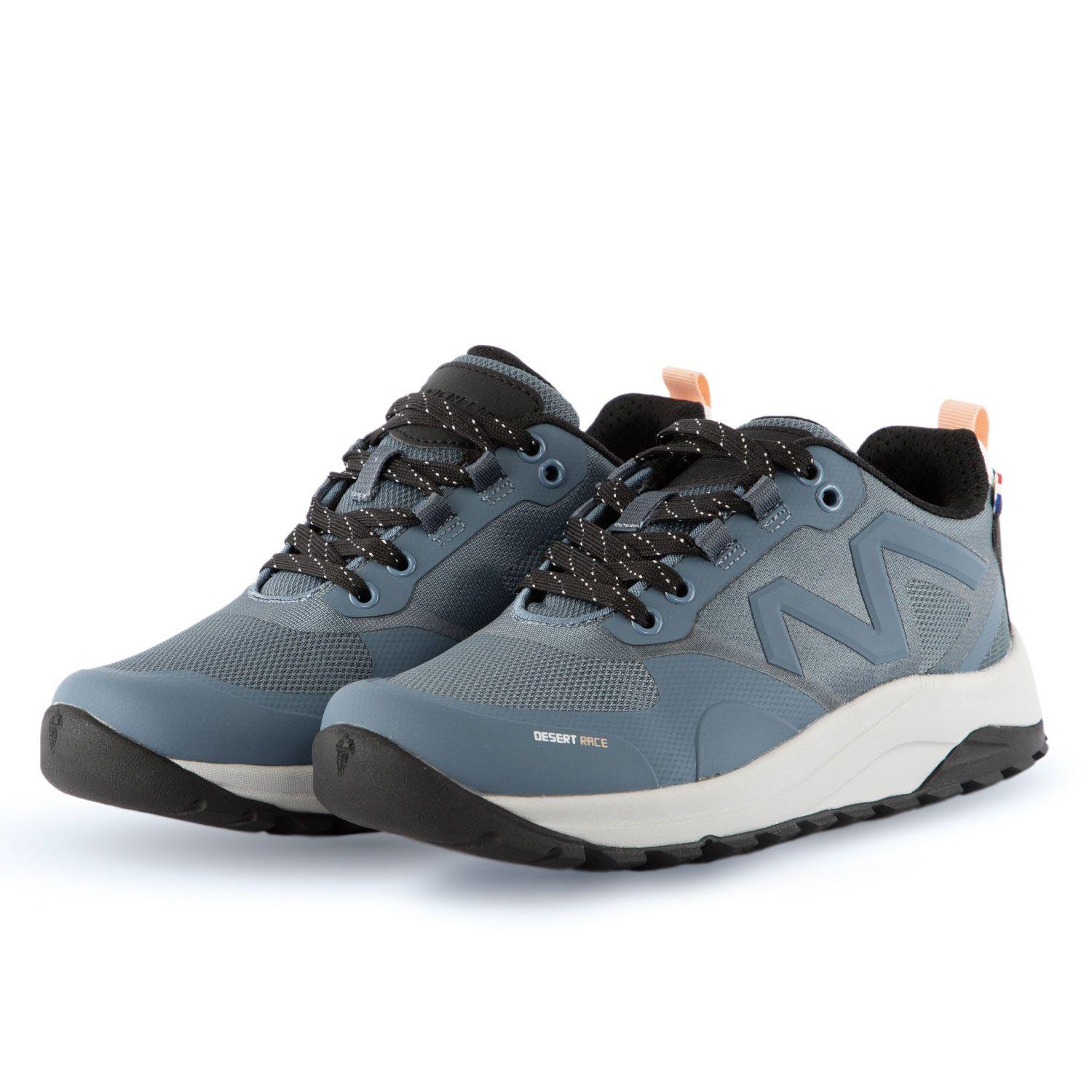 Zapatilla Trail Running Mujer Azul Y Negro Michelin Dr28-3