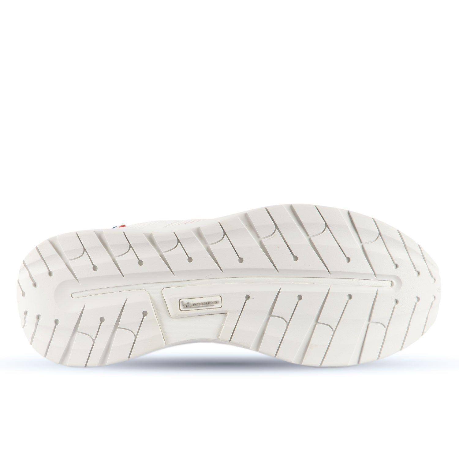 Zapatilla Urbana Casual Mujer Blanca Y Rosado Michelin Pu15-2