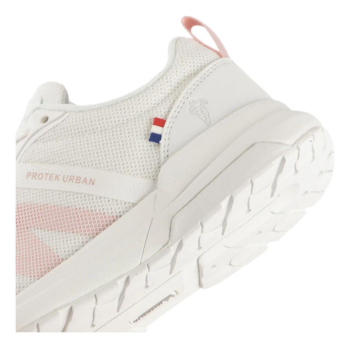 Zapatilla Urbana Casual Mujer Blanca Y Rosado Michelin Pu15-5