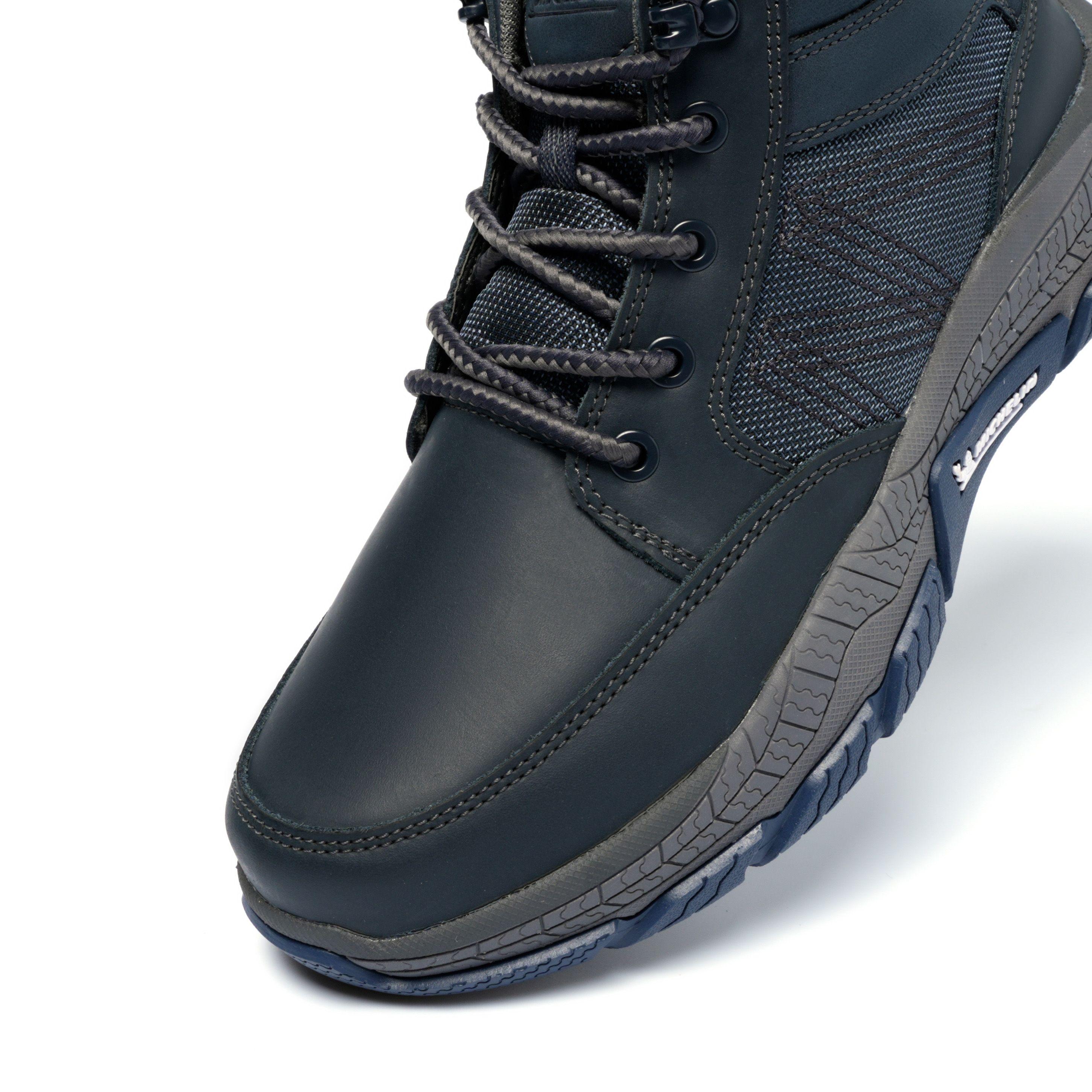 Zapatilla Botín Casual Urbano Hombre Azul Michelin Df08-5