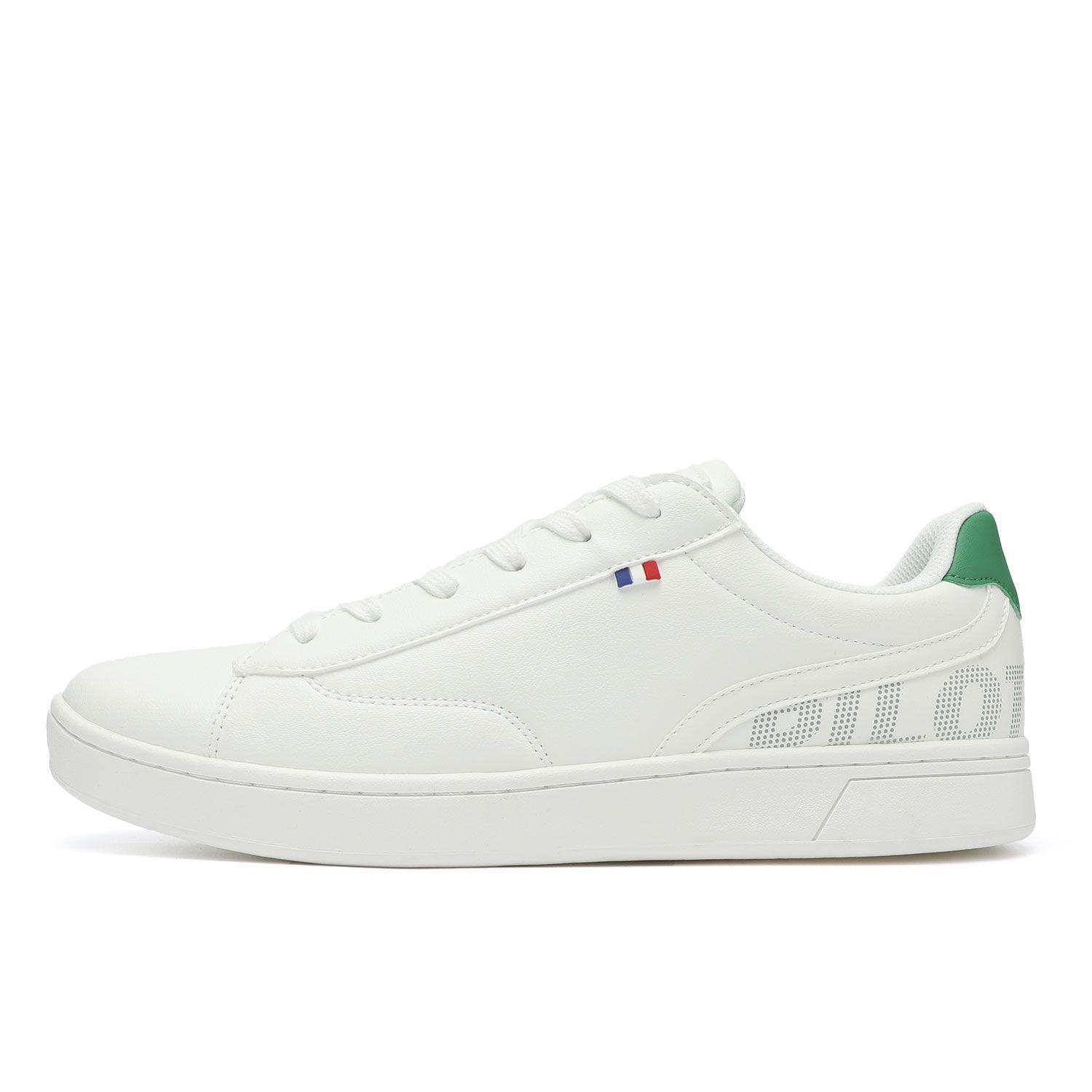 Zapatilla Casual Urbana Hombre Blanco Verde Michelin Ps14-2