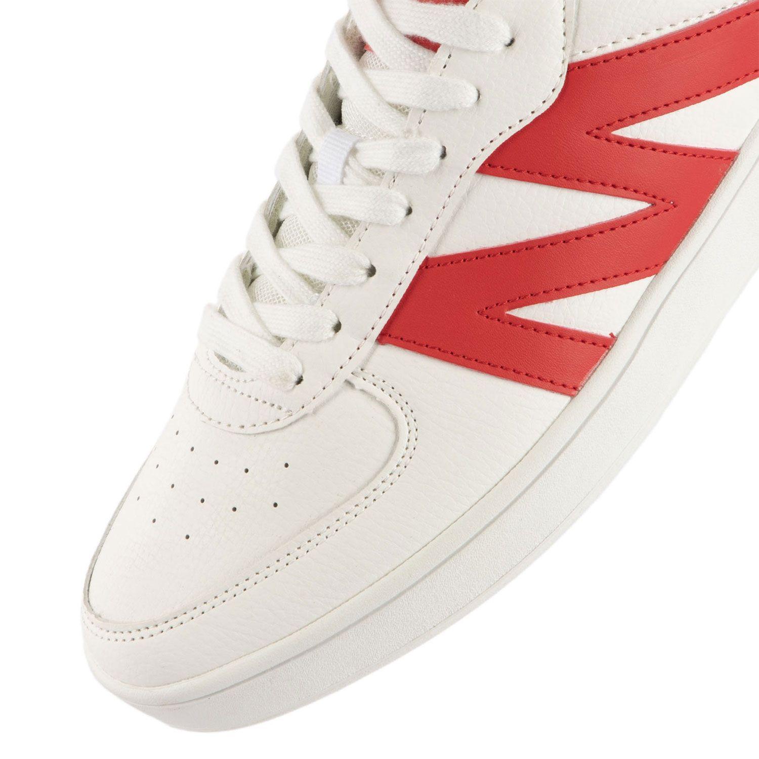 Zapatilla Urbana Hombre Blanco Y Rojo Michelin Ps20-5