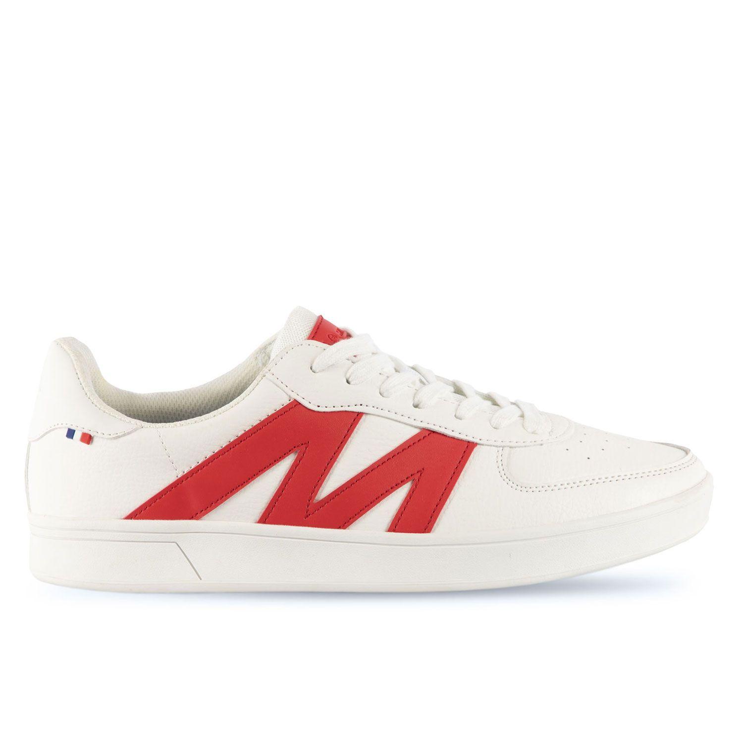 Zapatilla Urbana Hombre Blanco Y Rojo Michelin Ps20-1