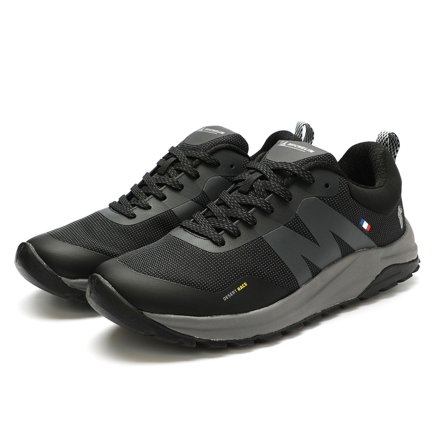 Zapatillas Trail Running Hombre Negro Gris Michelin Dr40-4