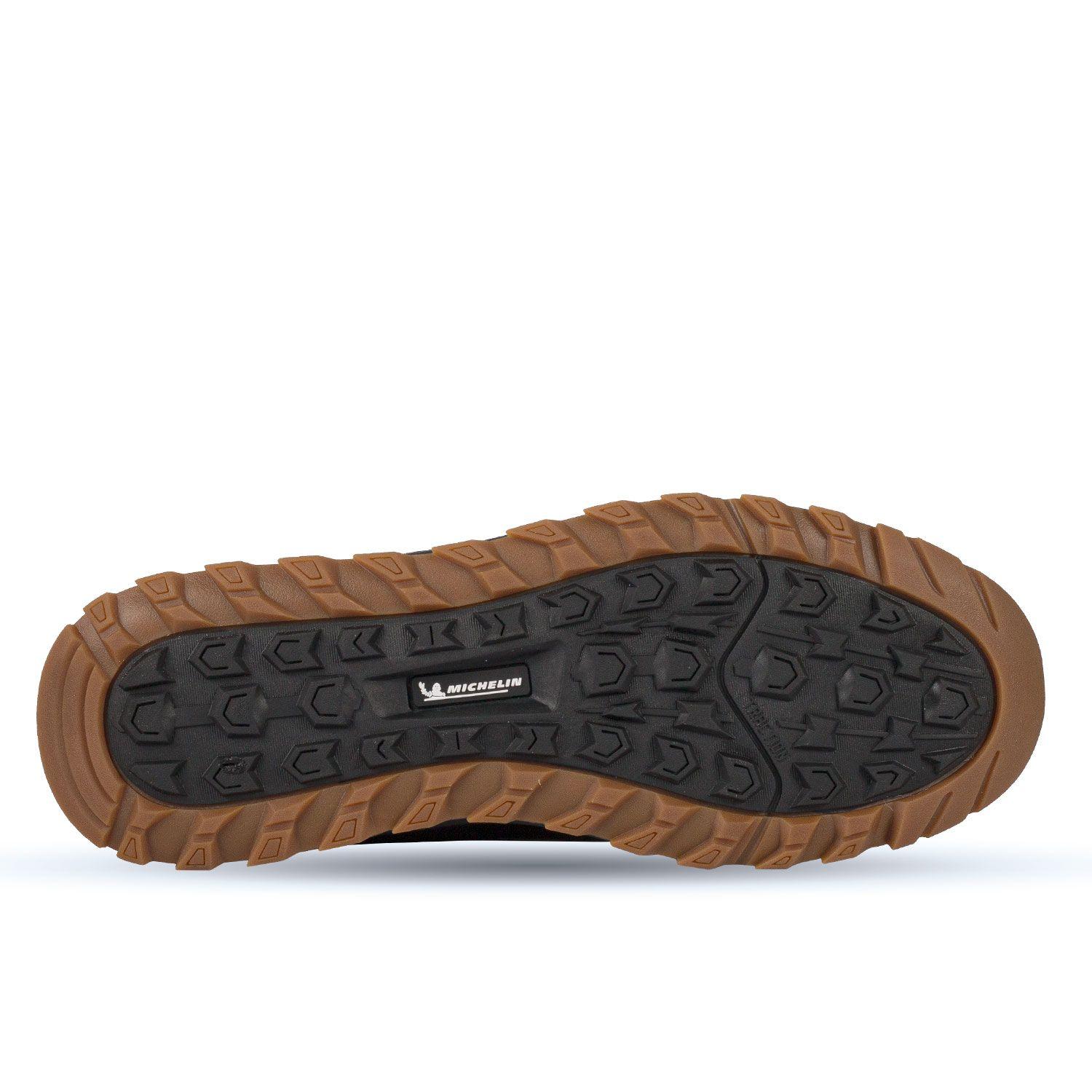 Zapatilla Botín Senderismo Negro Café Hombre Michelin Dr09-2