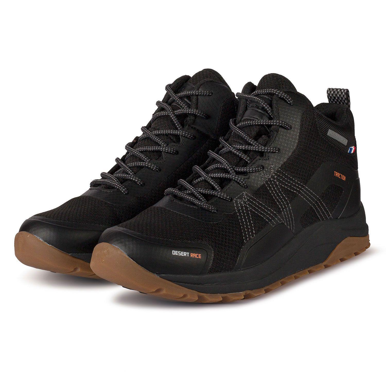 Zapatilla Botín Senderismo Negro Café Hombre Michelin Dr09-4