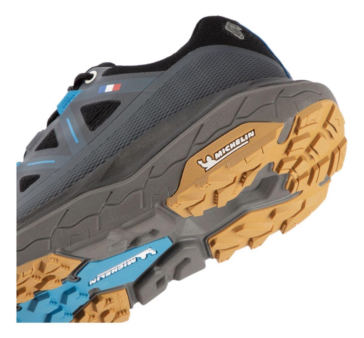 Zapatillas Trail Running Hombre Negro Y Azul  Michelin Aw02-5